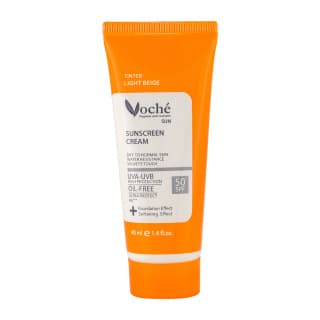 کرم ضد آفتاب رنگی وچه با SPF50 مناسب پوست خشک و معمولی حجم 40 میلی لیتر